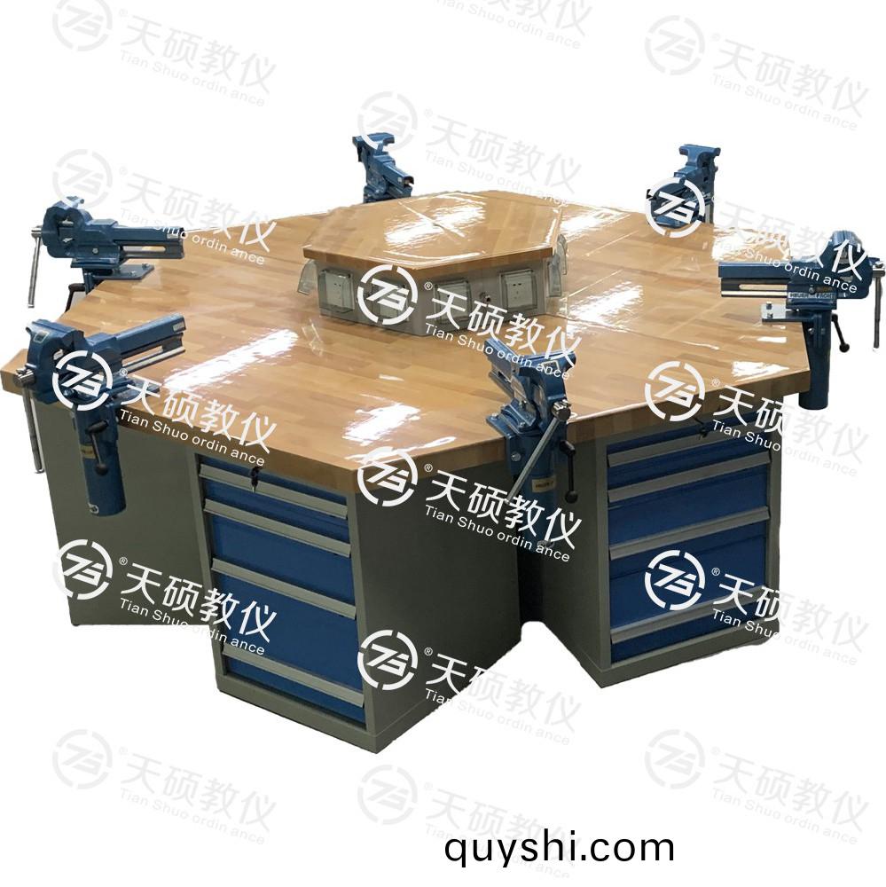 TSBTQG-3型(xing) 鉗工(gong)技能(neng)實訓平(ping)檯(tai)（六角六工位(wei)）