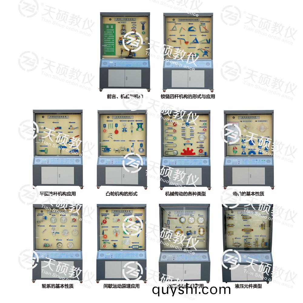 TSSMB-1型 機械(xie)基礎陳(chen)列櫃（10箇分櫃(gui)，帶智(zhi)能(neng)語音(yin)講(jiang)解(jie)）